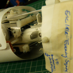 Interior mechanisms of a robot hand